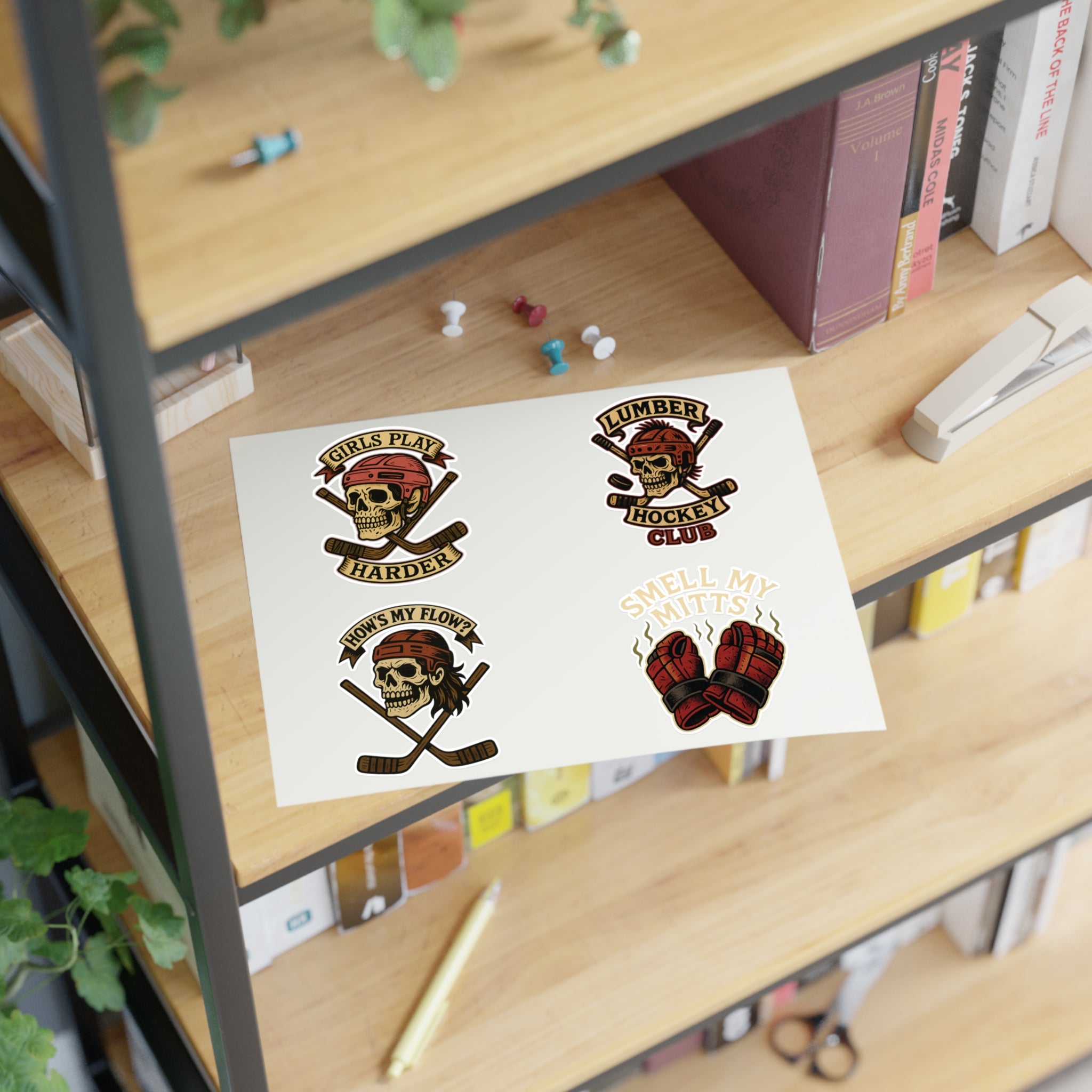 Lumber Hockey OG sticker sheet Paper products
