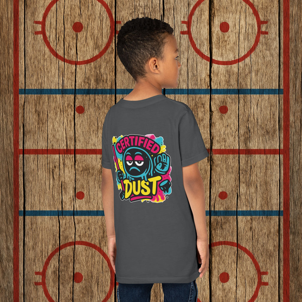 Certified Dust Youth Tee – Built for the Rink Rats Kids clothes