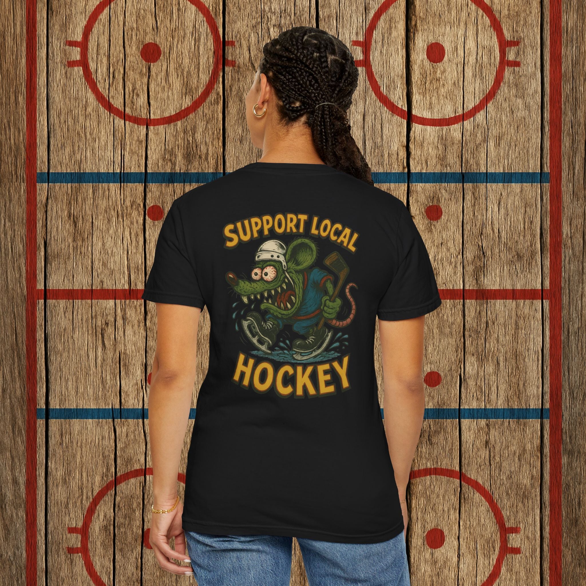 Support Local Hockey | Lumber Hockey Club Unisex Tee T-Shirt