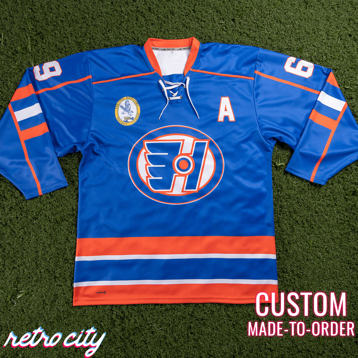 Doug Glatt Halifax Highlanders Custom Hockey Jersey – by Retro City Threads Hockey Jersey