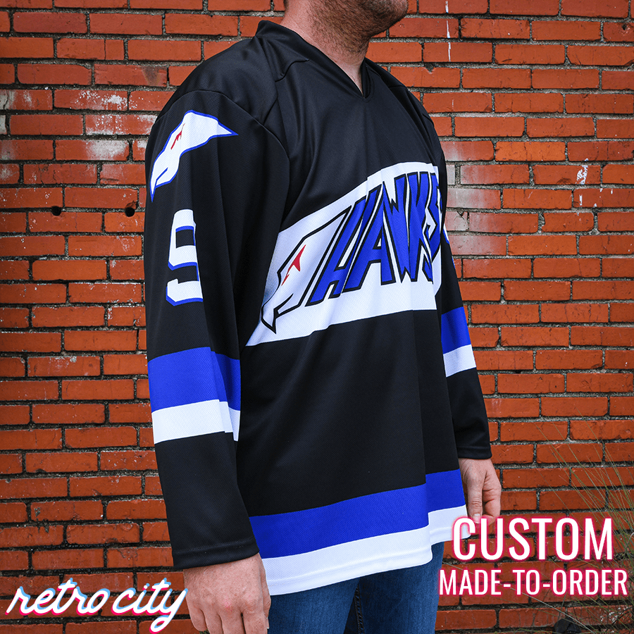 Hawks The Mighty Ducks Adam Banks Custom Hockey Jersey Sweater Hockey Jersey