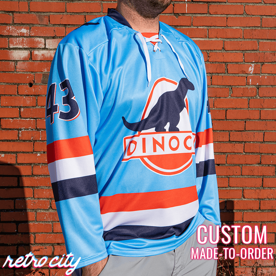 Dinoco Strip 'The King' Weathers Lace-up Hockey Jersey Hockey Jersey
