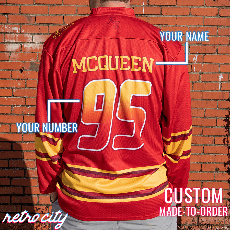 Radiator Springs Lace-up Hockey Jersey Hockey Jersey