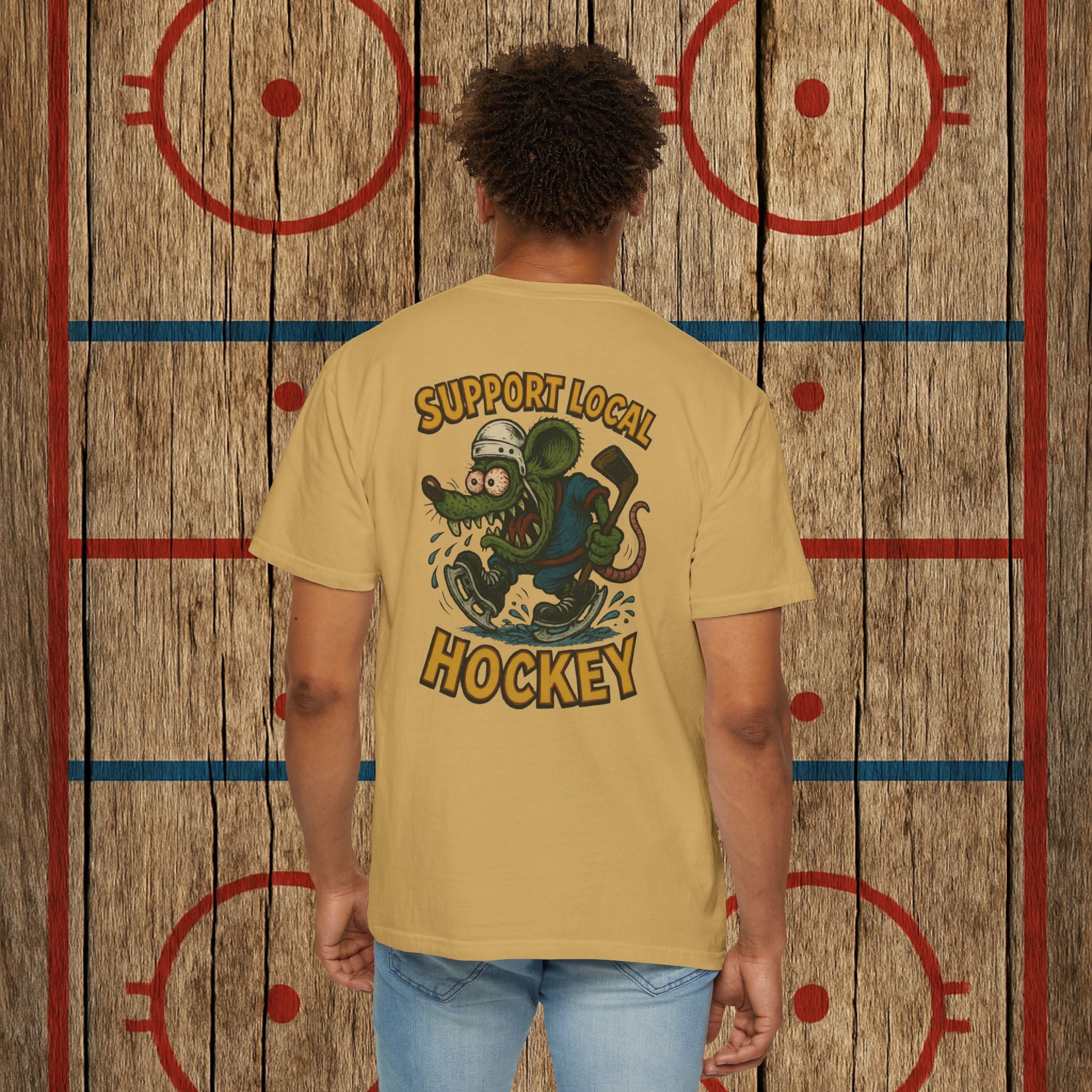 Support Local Hockey | Lumber Hockey Club Unisex Tee T-Shirt