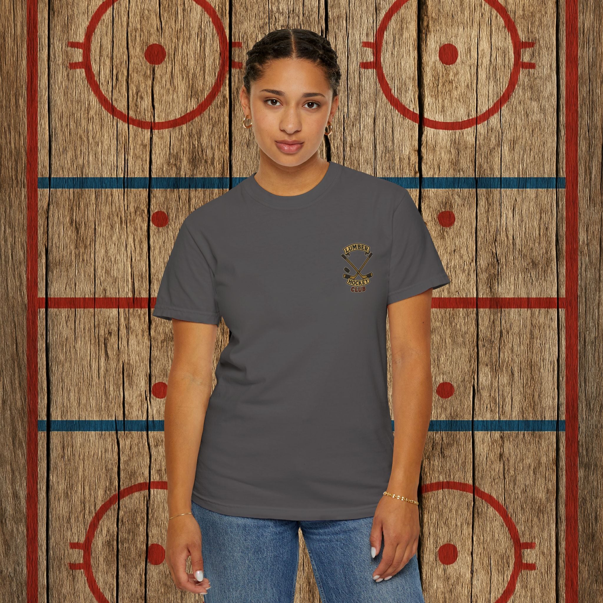 Support Local Hockey | Lumber Hockey Club Unisex Tee T-Shirt