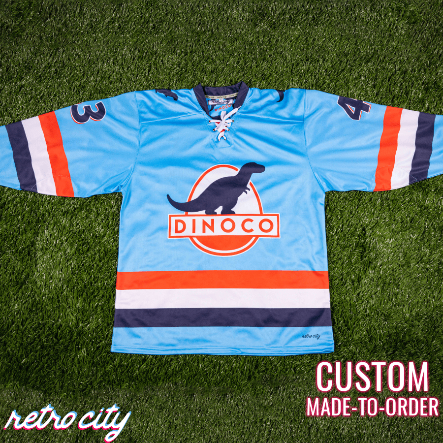 Dinoco Strip 'The King' Weathers Lace-up Hockey Jersey Hockey Jersey