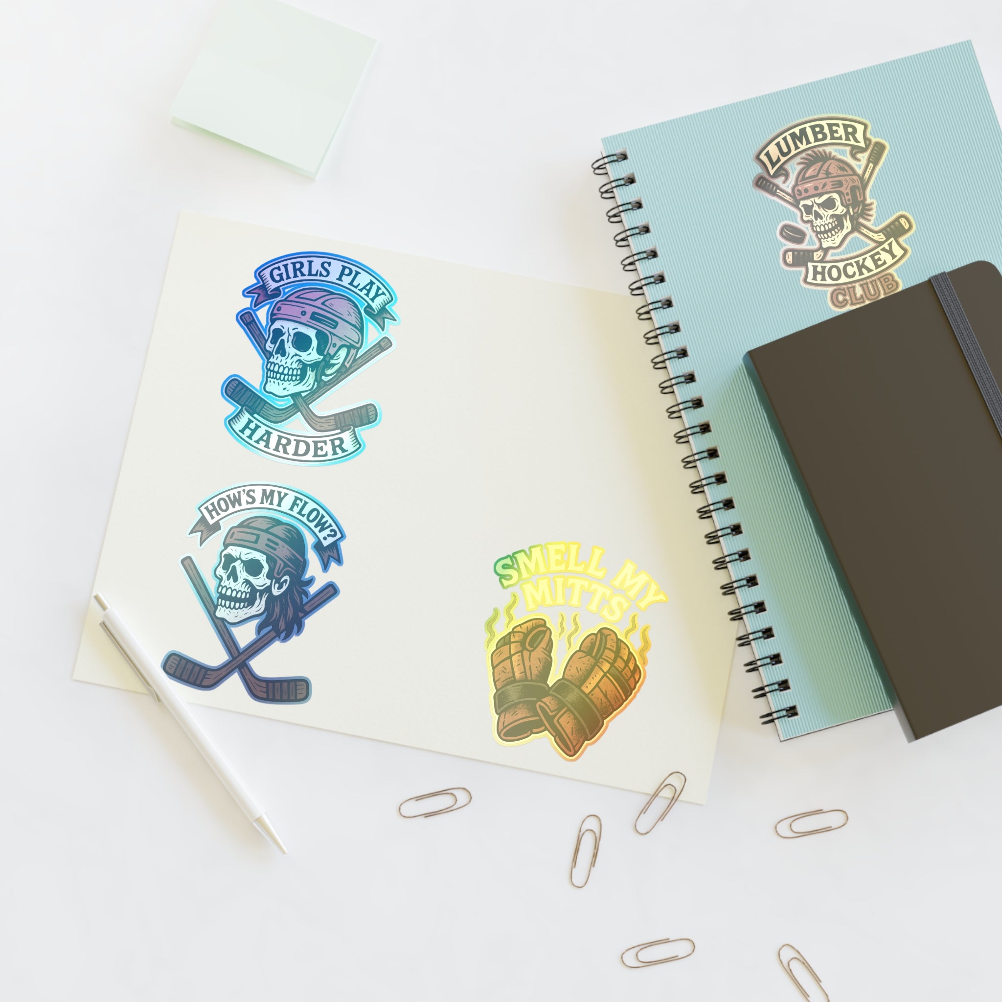 Lumber Hockey OG sticker sheet Paper products