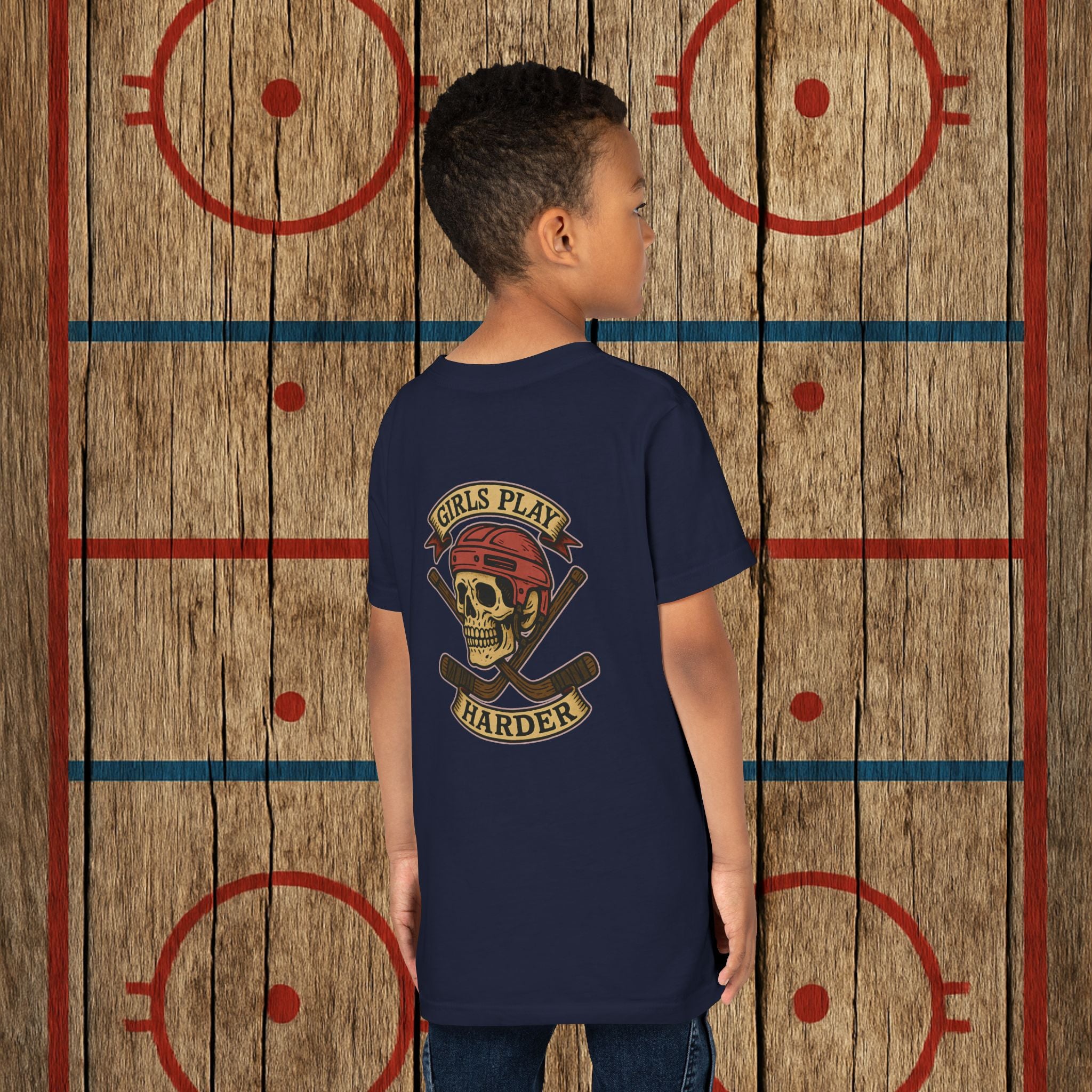 Youth "Girls Play Harder” Tee Kids clothes