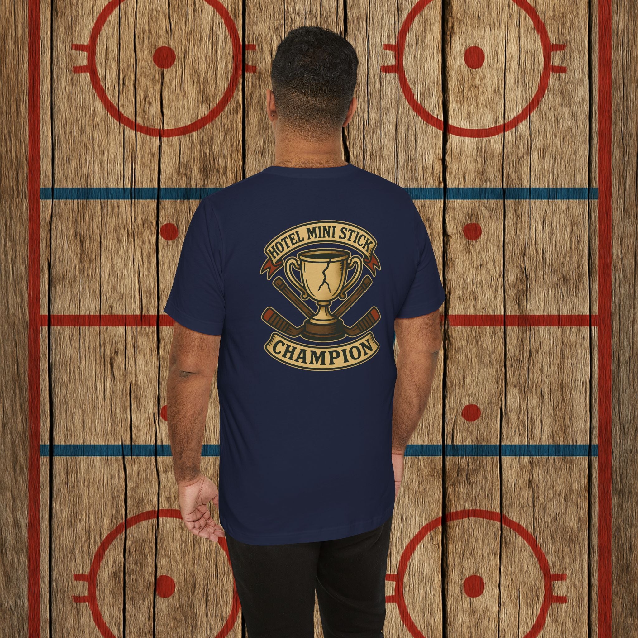 “Hotel Mini Stick Champion” Adult Tee T-Shirt