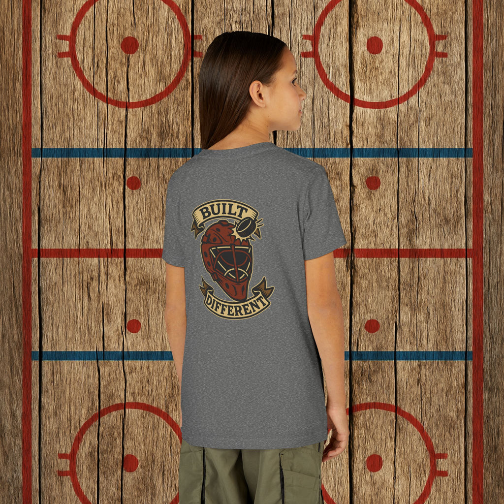 Youth “Built Different” Goalie Tee Kids clothes