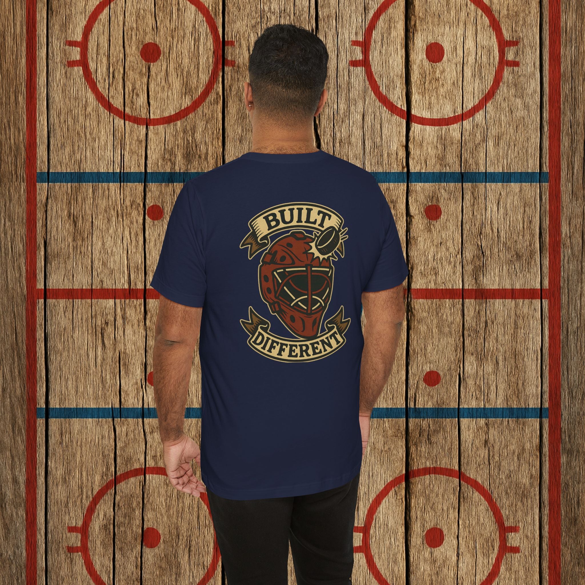 “Built Different” Adult Goalie Tee T-Shirt
