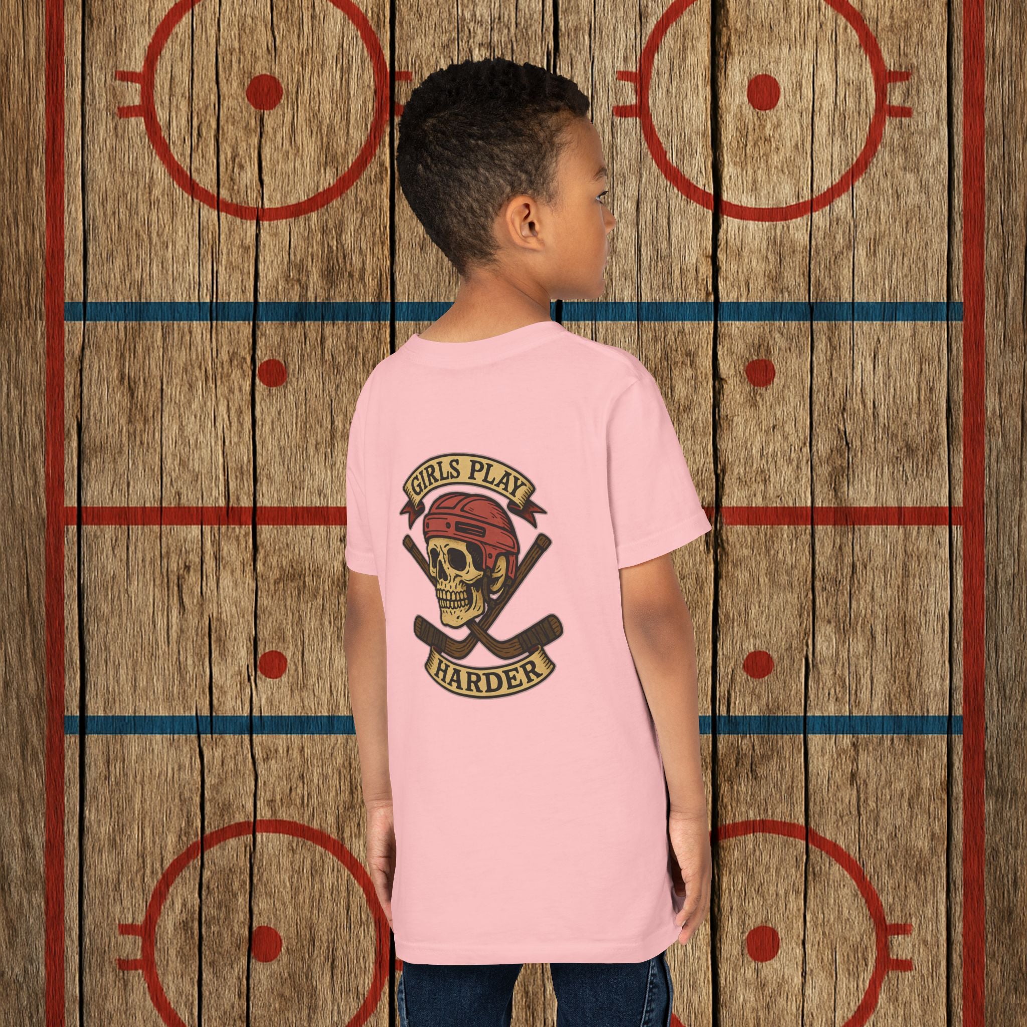 Youth "Girls Play Harder” Tee Kids clothes