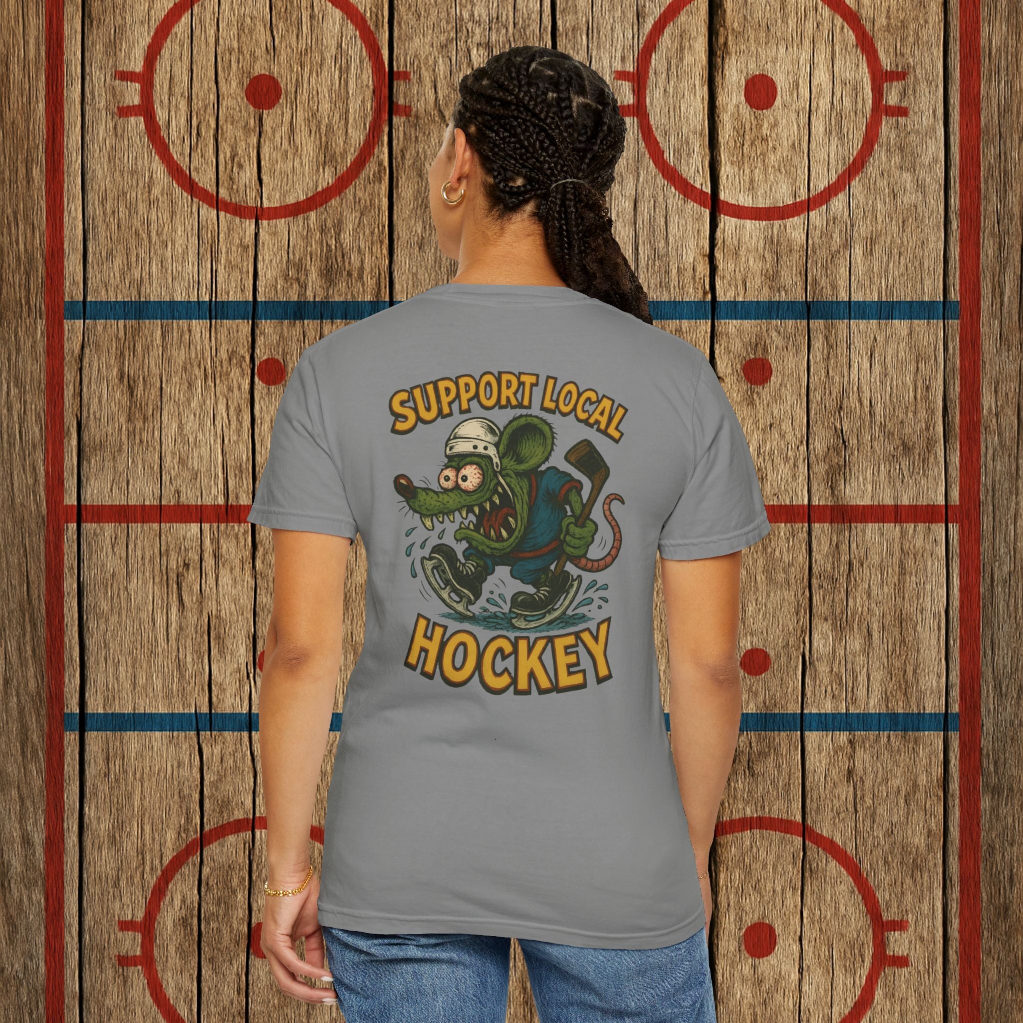 Support Local Hockey | Lumber Hockey Club Unisex Tee T-Shirt