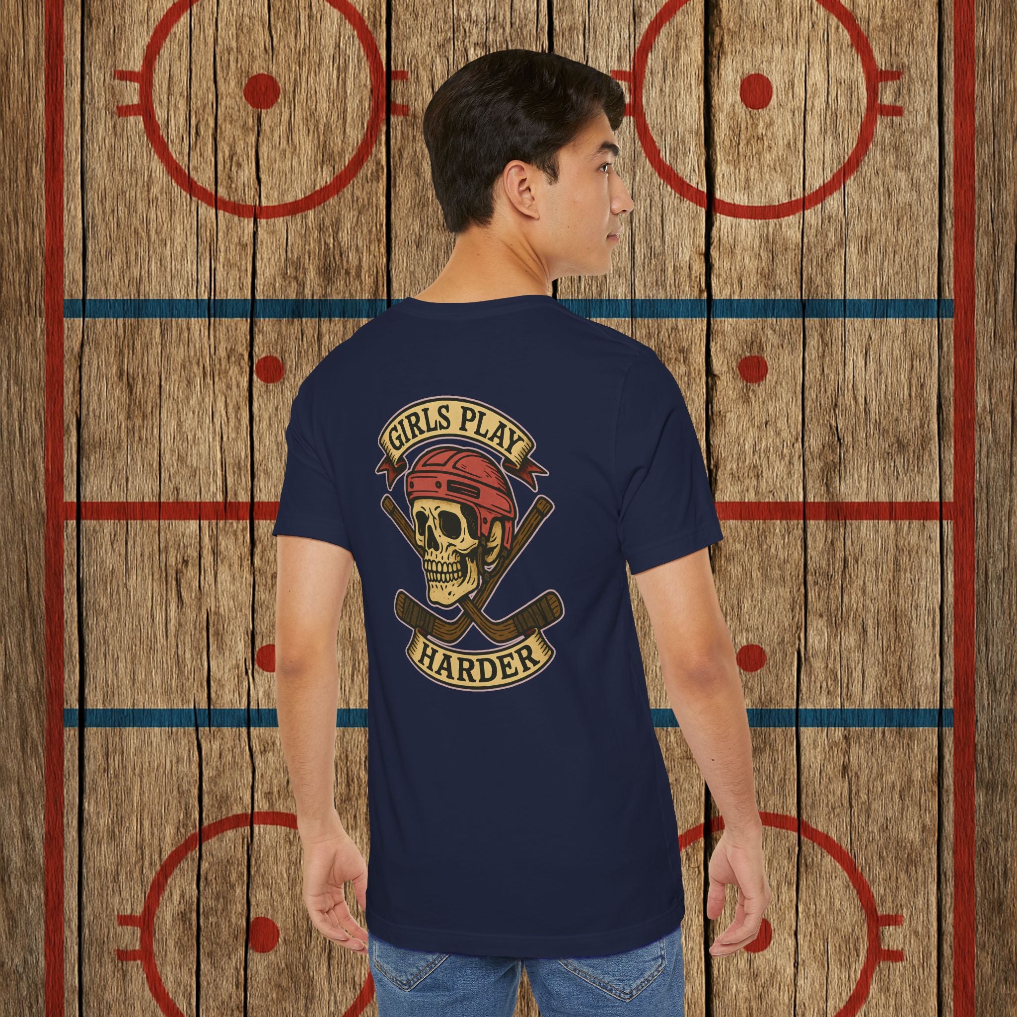 “Girls Play Harder” Adult Tee T-Shirt