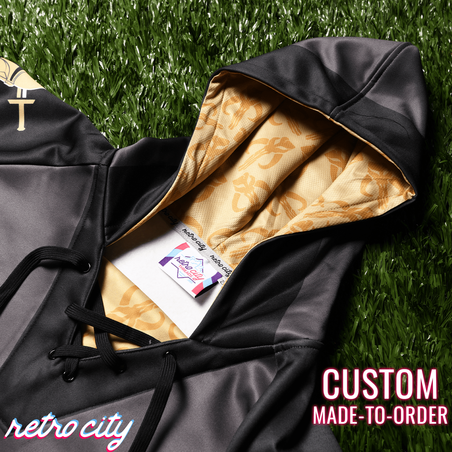 Mando Bounty Hunter Custom Lace-Up Hockey Hoodie Sweater Hoodie