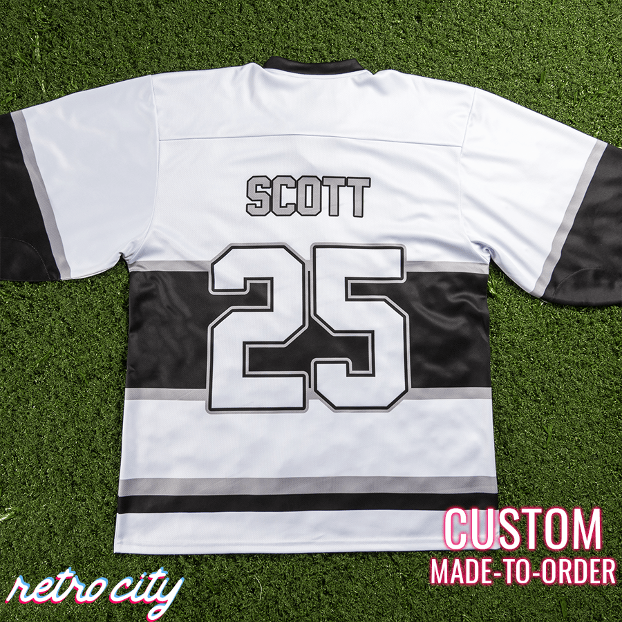 Dunder Mifflin ‘The Office’ Custom Hockey Jersey – by Retro City Threads
