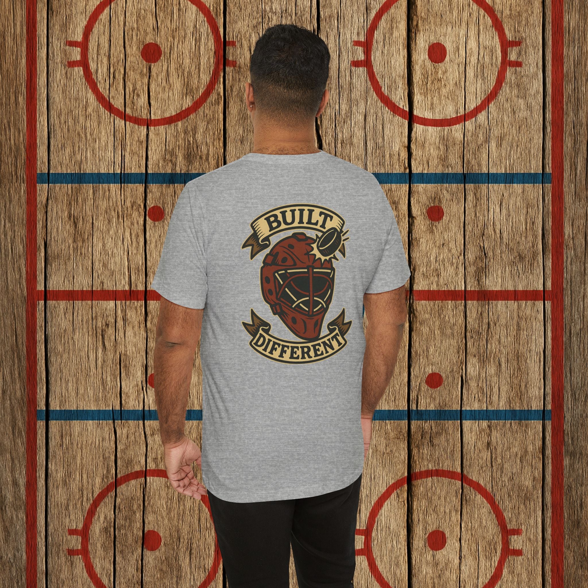 “Built Different” Adult Goalie Tee T-Shirt