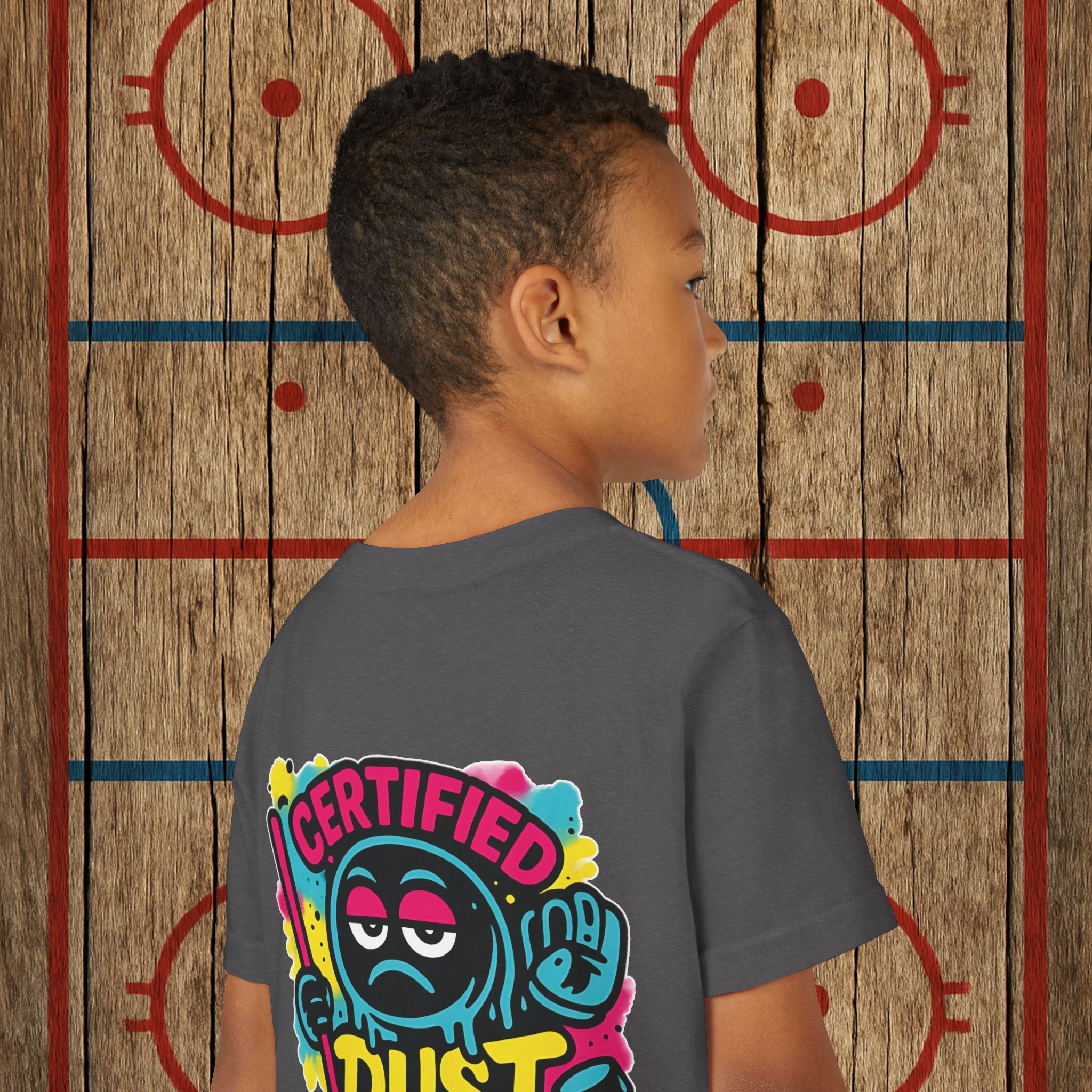 Certified Dust Youth Tee – Built for the Rink Rats Kids clothes