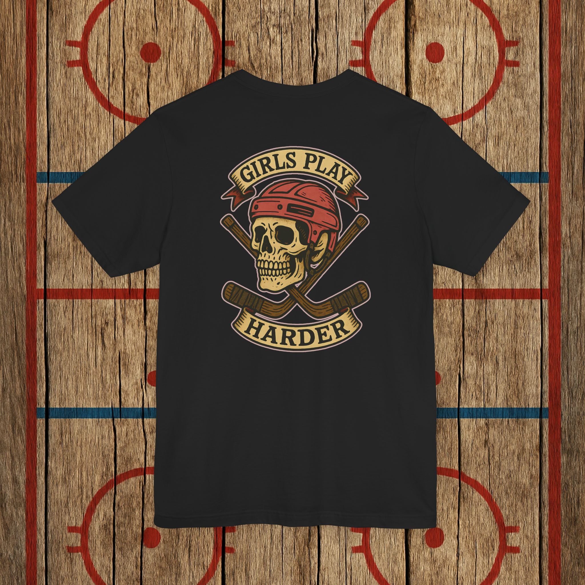 “Girls Play Harder” Adult Tee T-Shirt