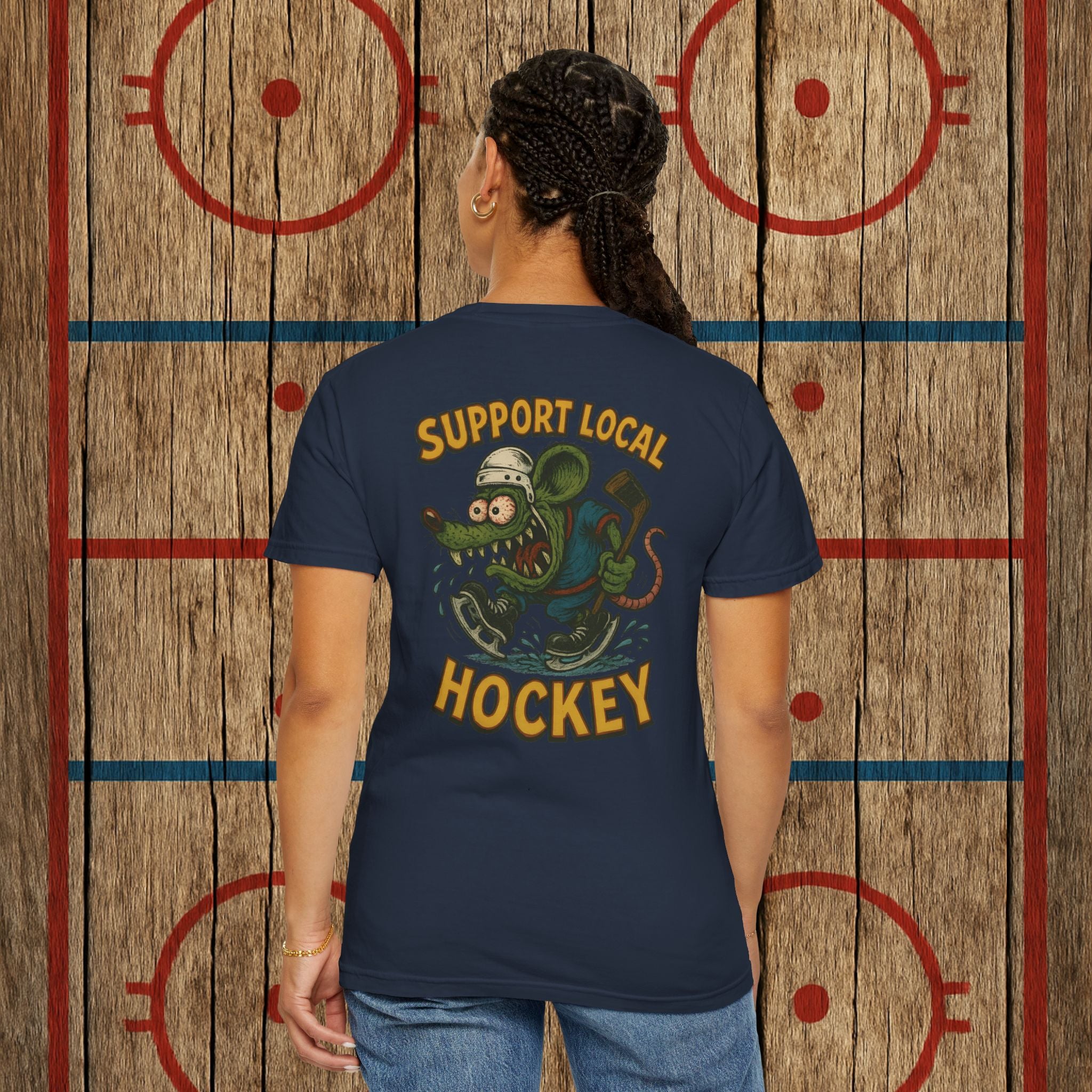 Support Local Hockey | Lumber Hockey Club Unisex Tee T-Shirt