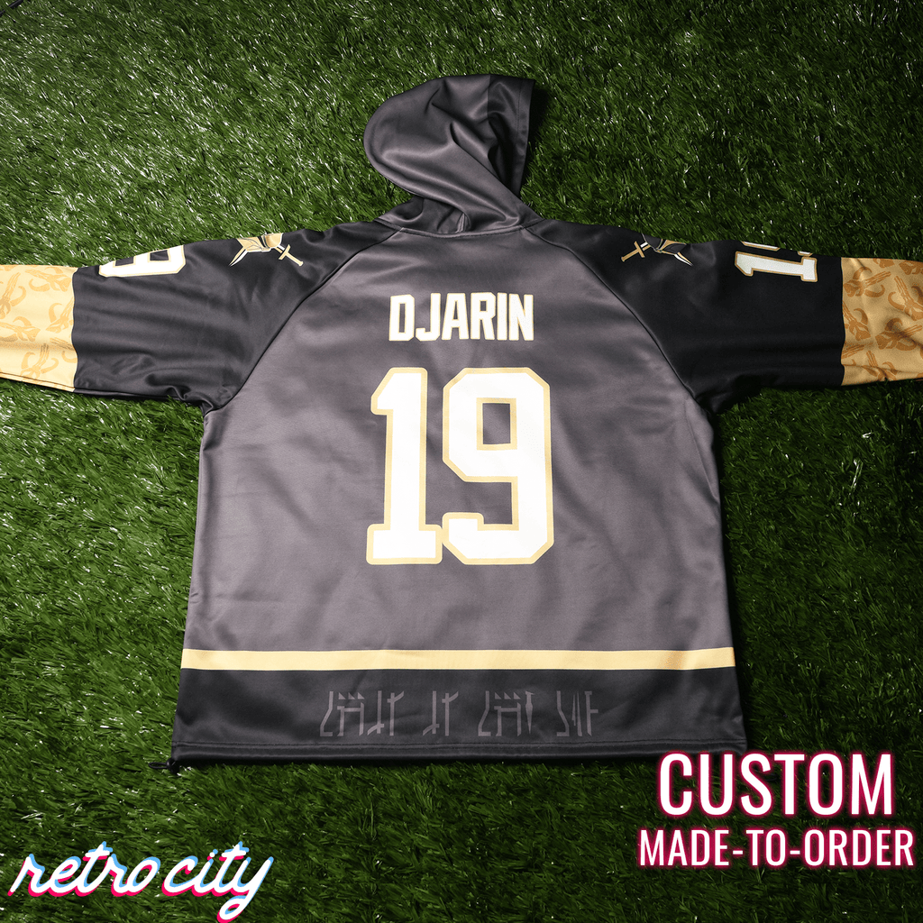 Mando Bounty Hunter Custom Lace-Up Hockey Hoodie Sweater Hoodie