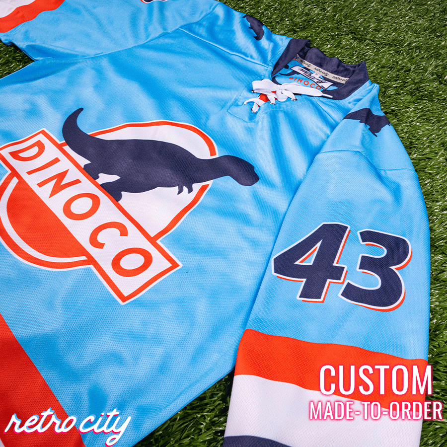 Dinoco Strip 'The King' Weathers Lace-up Hockey Jersey Hockey Jersey