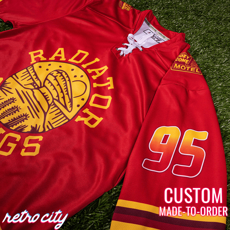 Radiator Springs Lace-up Hockey Jersey Hockey Jersey