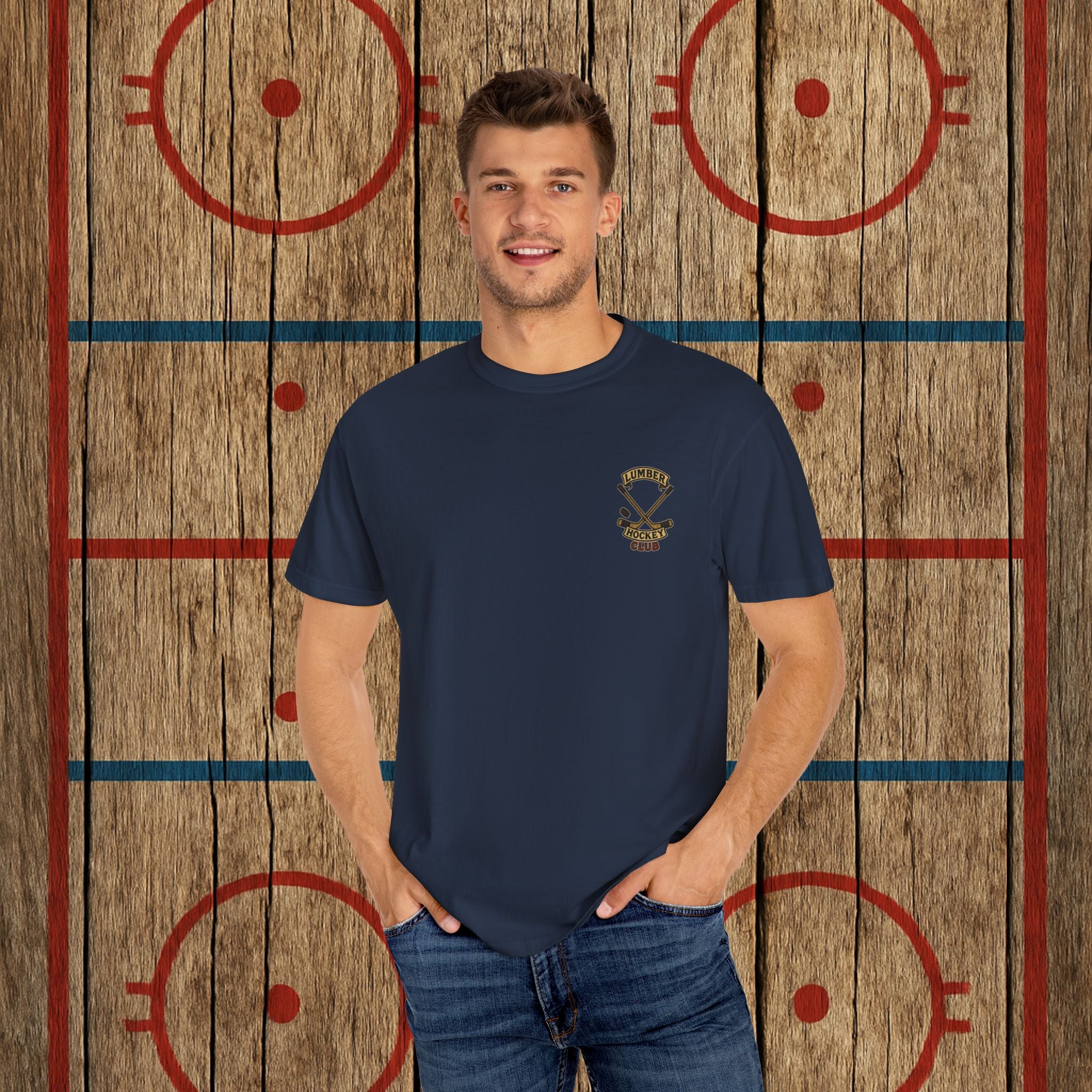 Support Local Hockey | Lumber Hockey Club Unisex Tee T-Shirt