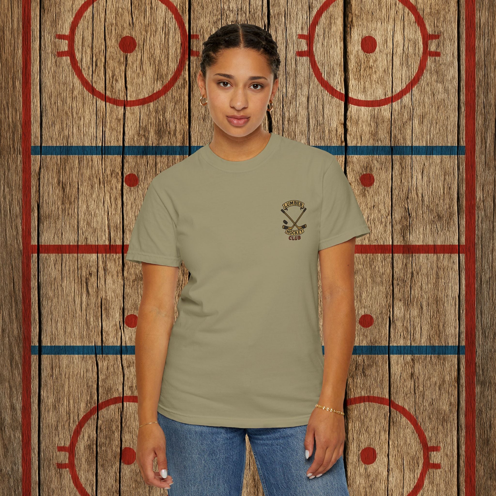 Support Local Hockey | Lumber Hockey Club Unisex Tee T-Shirt