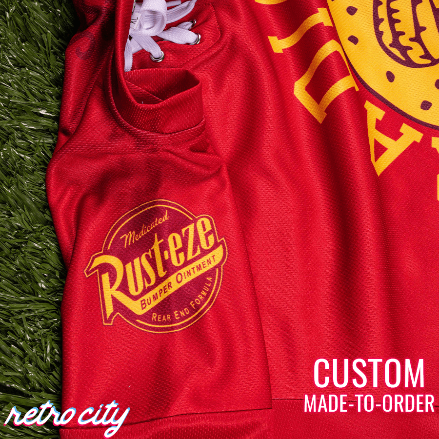 Radiator Springs Lace-up Hockey Jersey Hockey Jersey