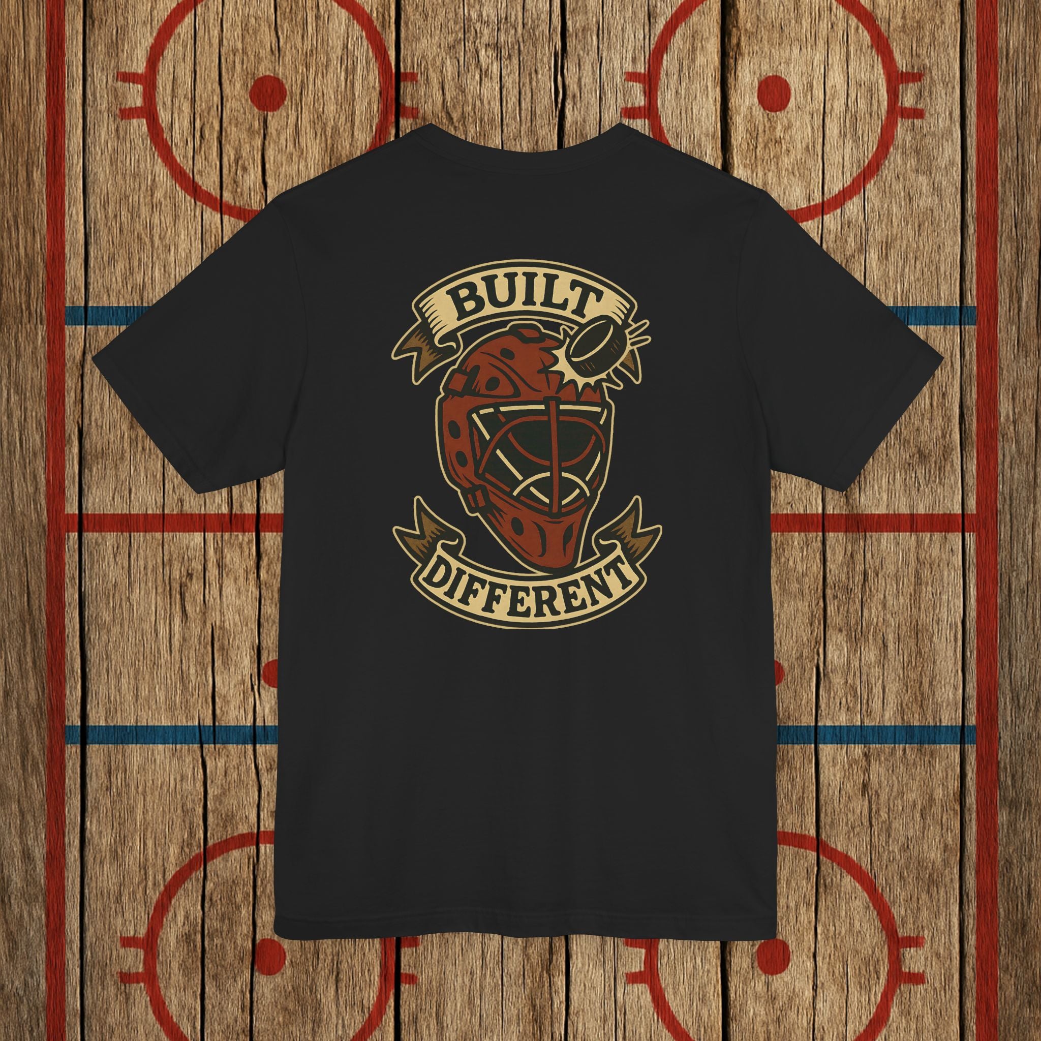 “Built Different” Adult Goalie Tee T-Shirt