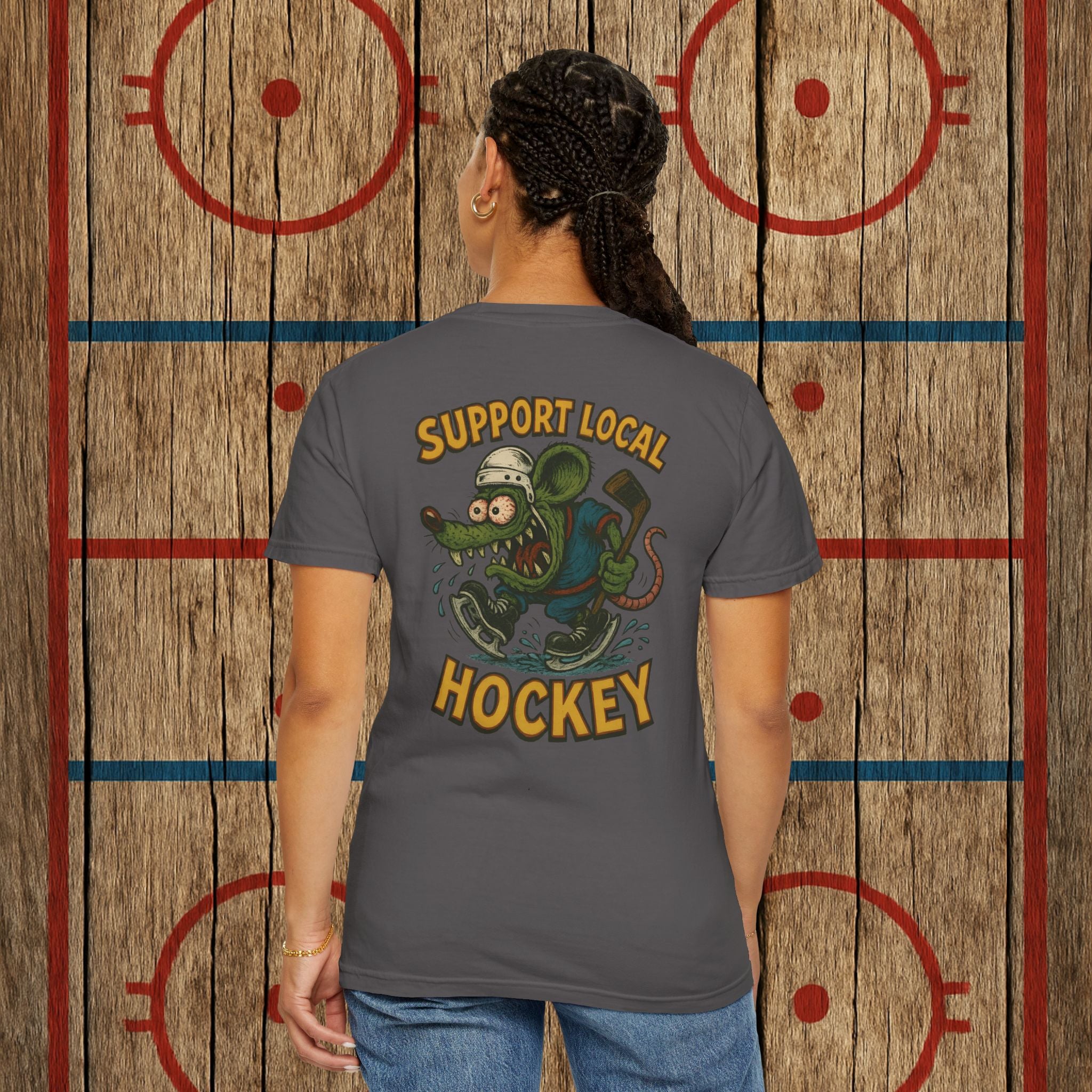 Support Local Hockey | Lumber Hockey Club Unisex Tee T-Shirt