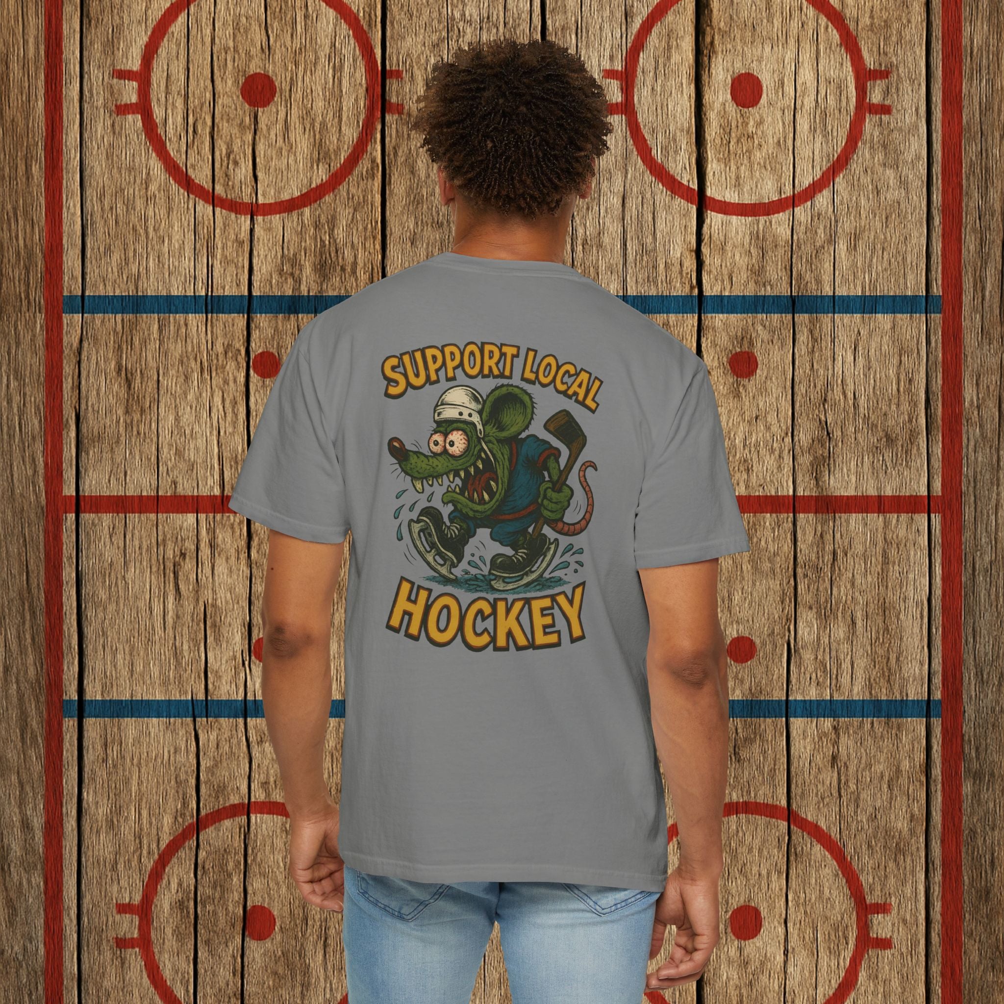 Support Local Hockey | Lumber Hockey Club Unisex Tee T-Shirt