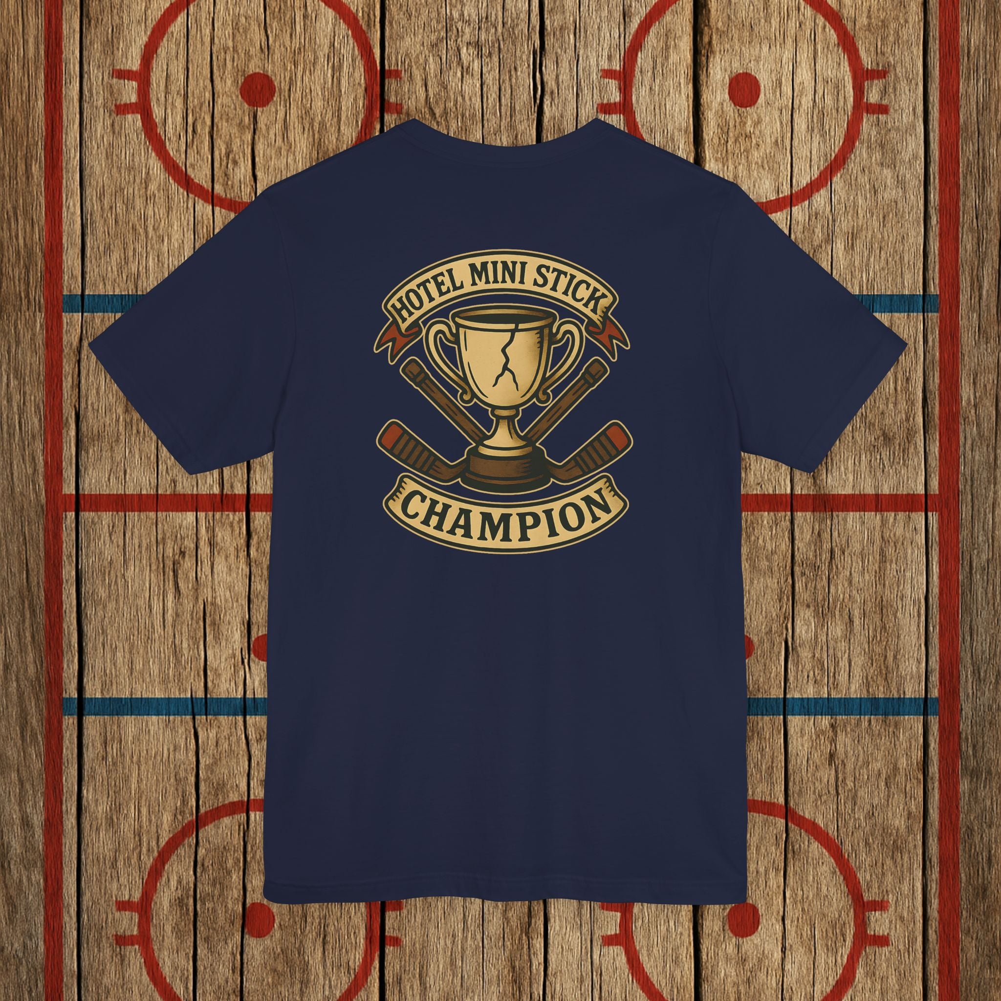 “Hotel Mini Stick Champion” Adult Tee T-Shirt