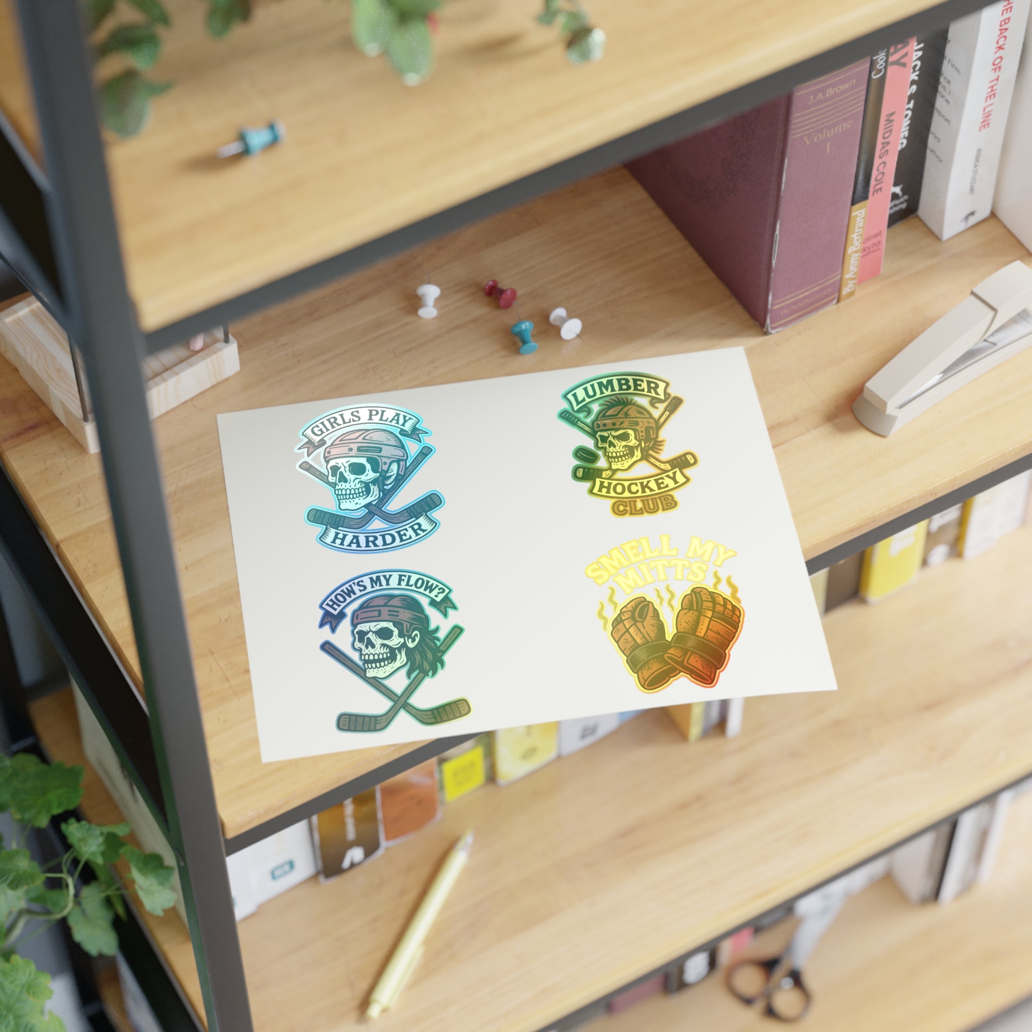 Lumber Hockey OG sticker sheet Paper products