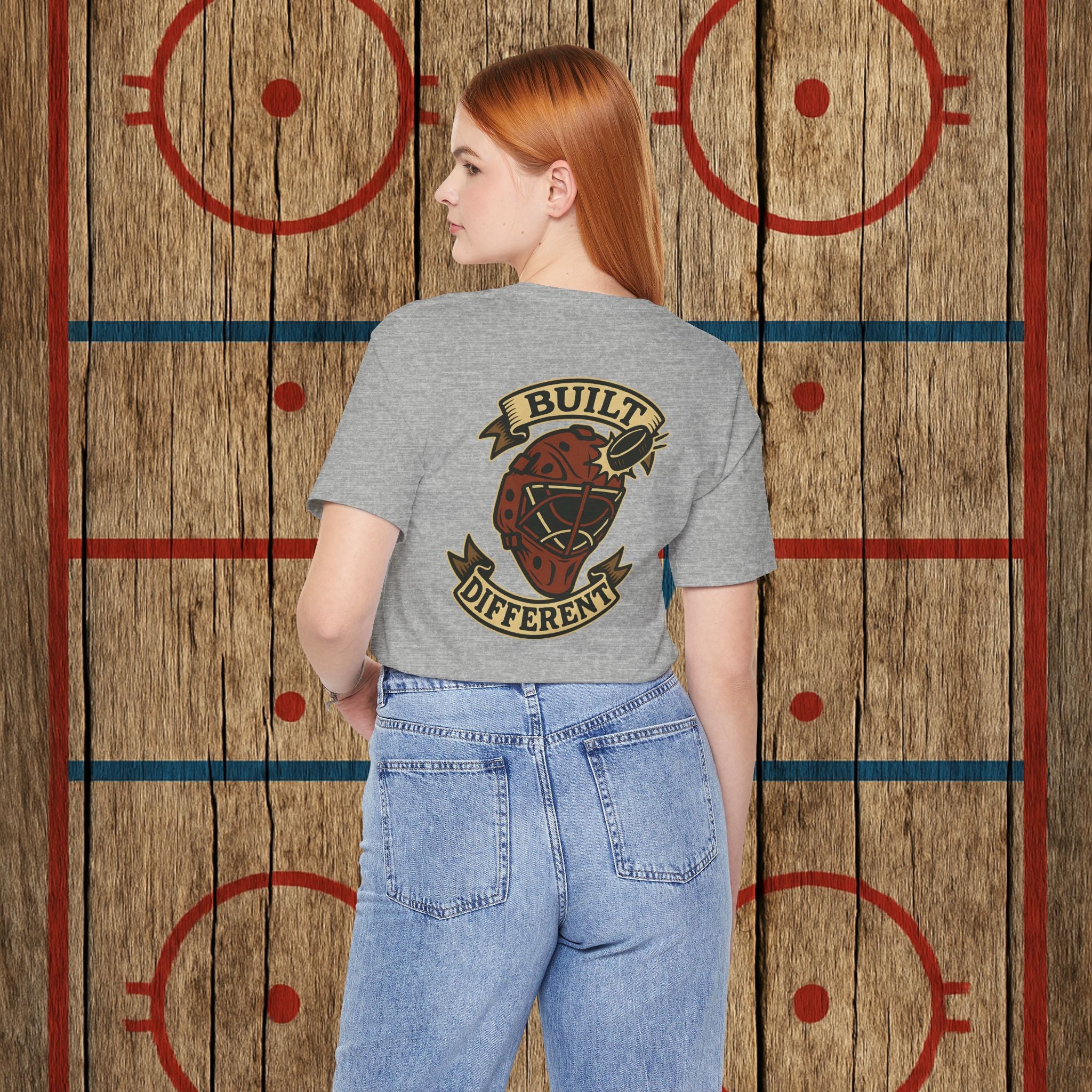 “Built Different” Adult Goalie Tee T-Shirt
