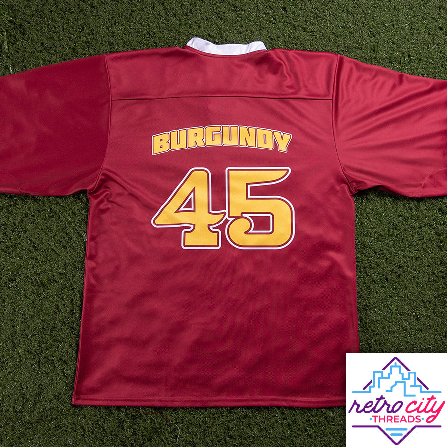 Anchorman Ron Burgundy Channel 4 News Team Custom Hockey Jersey – by Retro City Threads Hockey Jersey