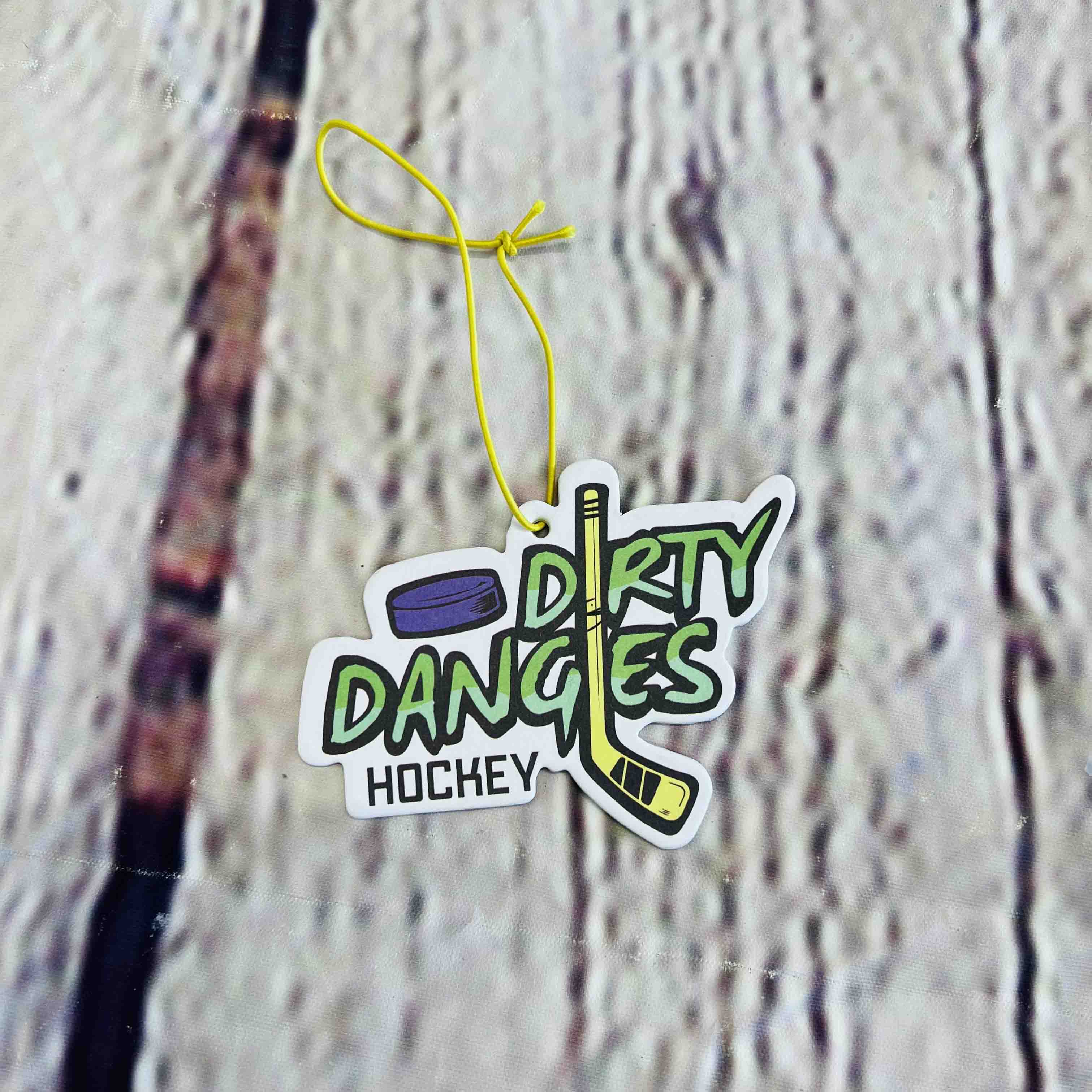 Dirty Dangles Hockey Car Air Freshener Car Air Freshener