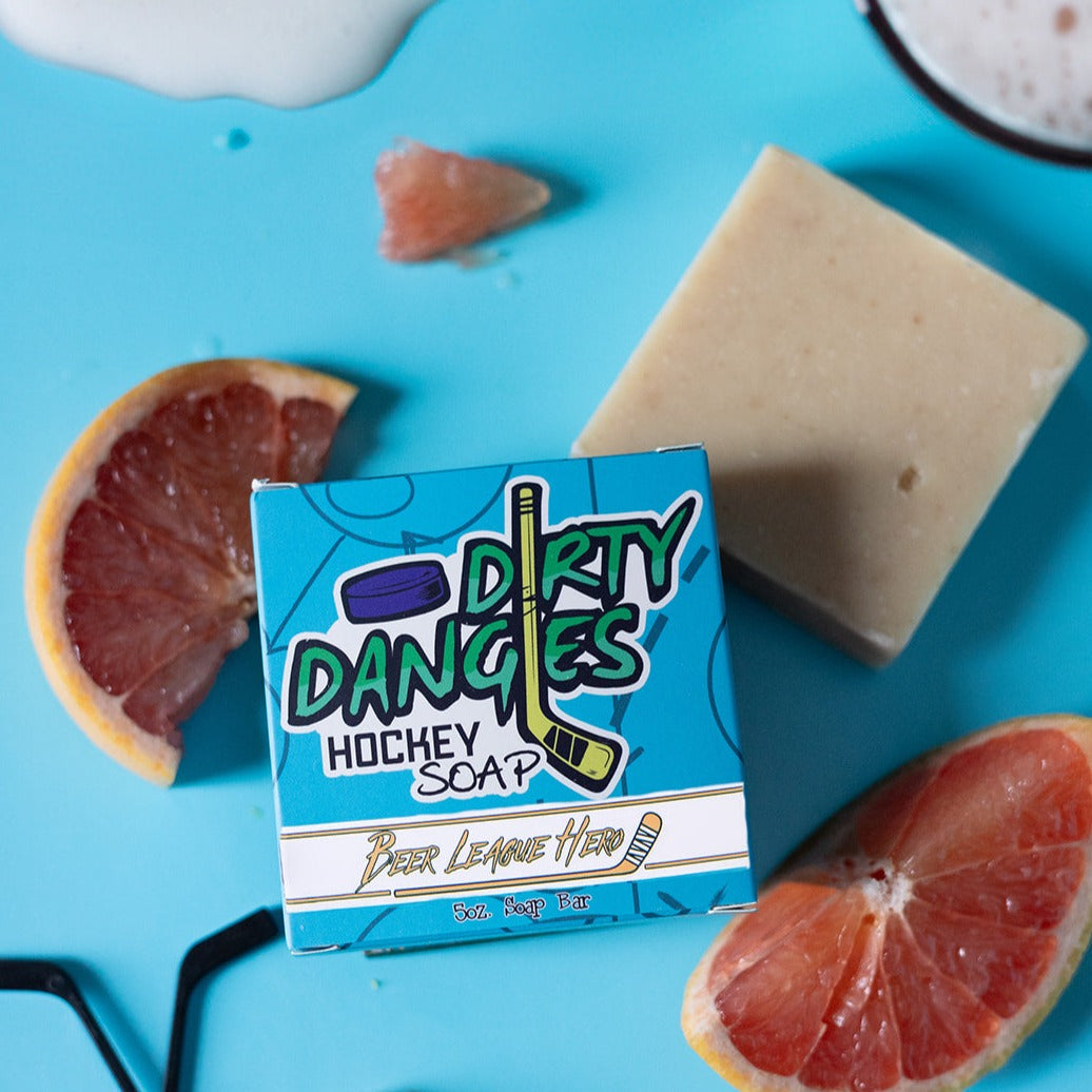 Beer League Hero (Grapefruit Pale Ale) - Hockey Soap Bar Natural Soap Bar 1 Bar - $8
