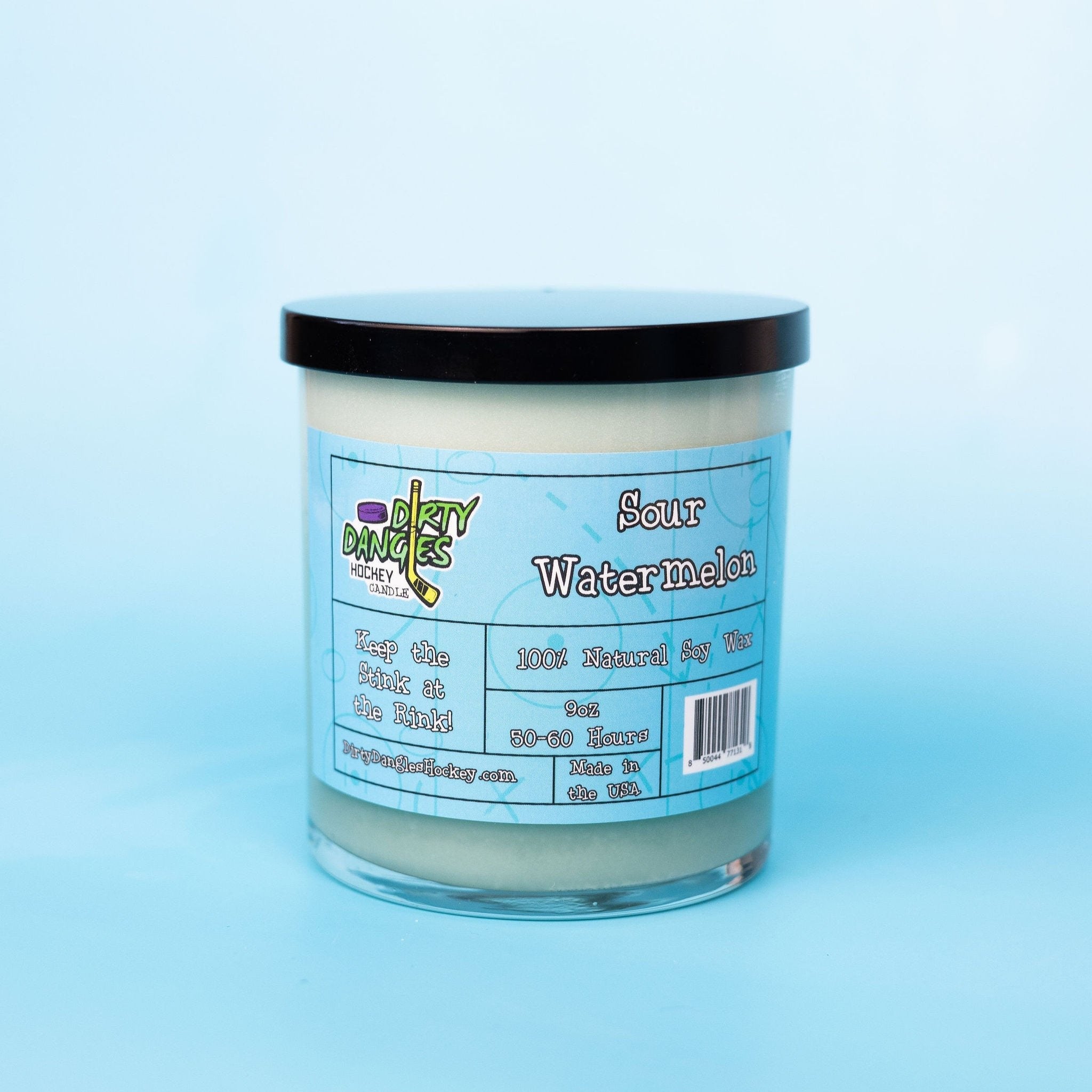Dirty Dangles Hockey Candles - Sour Watermelon Soy Wax Candles