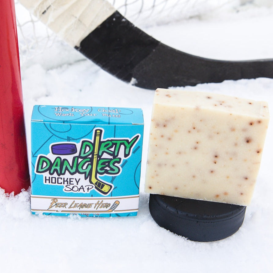 Dirty Dangles Hockey Soap Bars Natural Soap Bar Beer League Hero (Grapefruit Pale Ale)