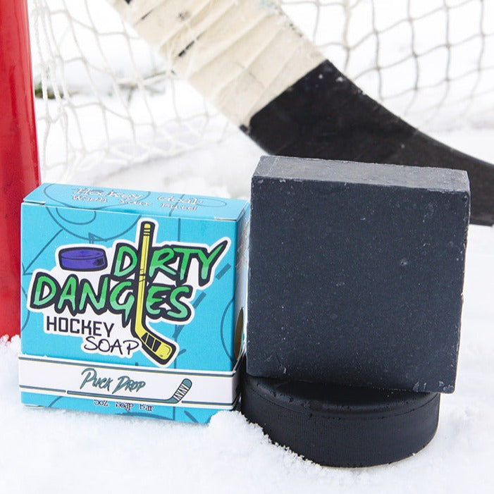 Dirty Dangles Hockey Soap Bars Natural Soap Bar Puck Drop