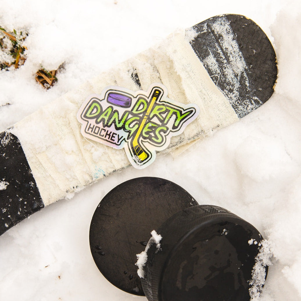 Dirty Dangles Hockey Stickers - 8 Pack Stickers