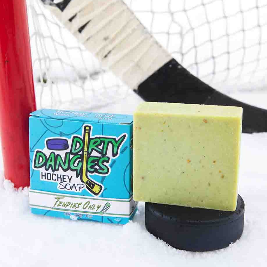 Dirty Dangles Hockey Soap Bars Natural Soap Bar Tendies Only (Jasmine Lime)