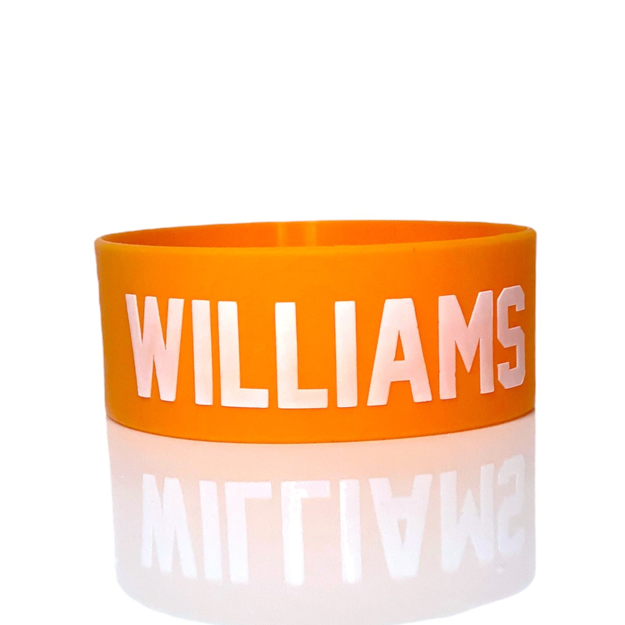 Large Custom Silicone Water Bottle Band – For Big Bottles, Bigger Personality Orange