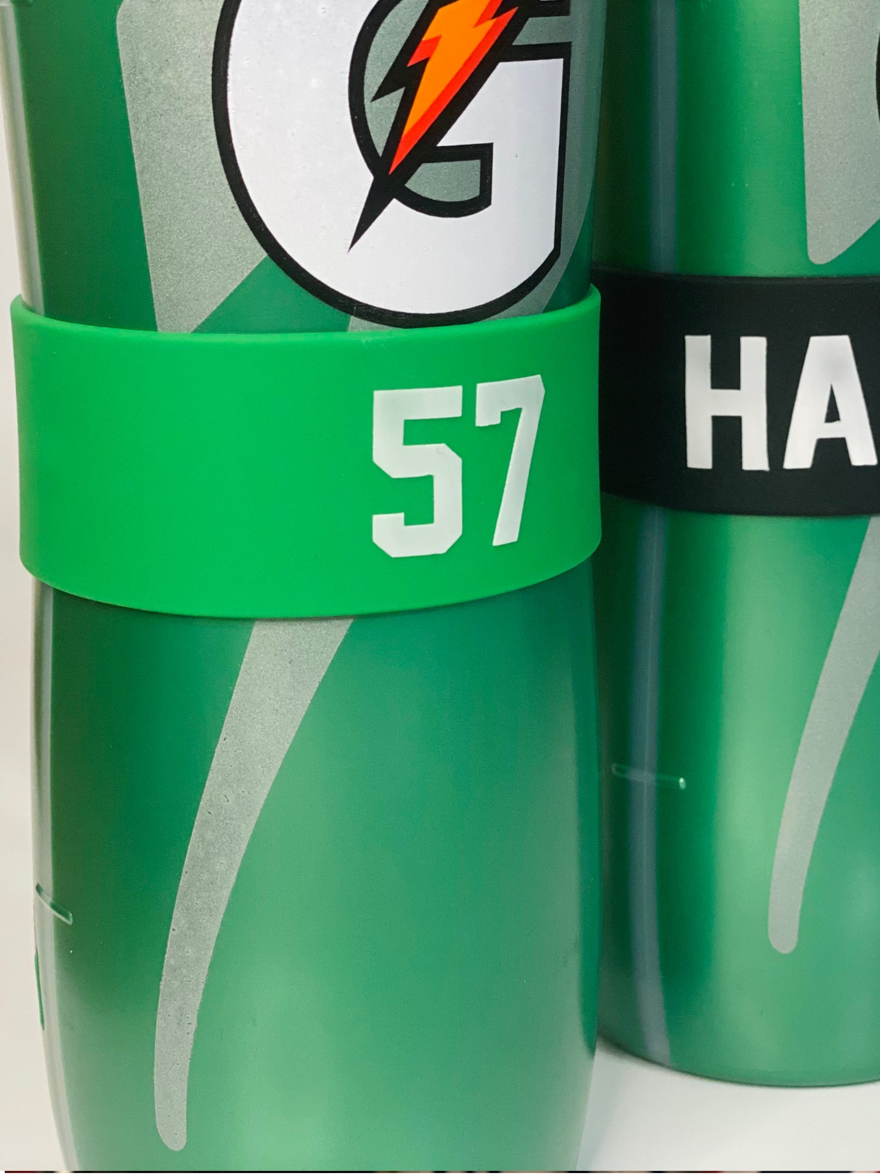 Custom Silicone Bottle Band + 32oz Gatorade Bottle Combo