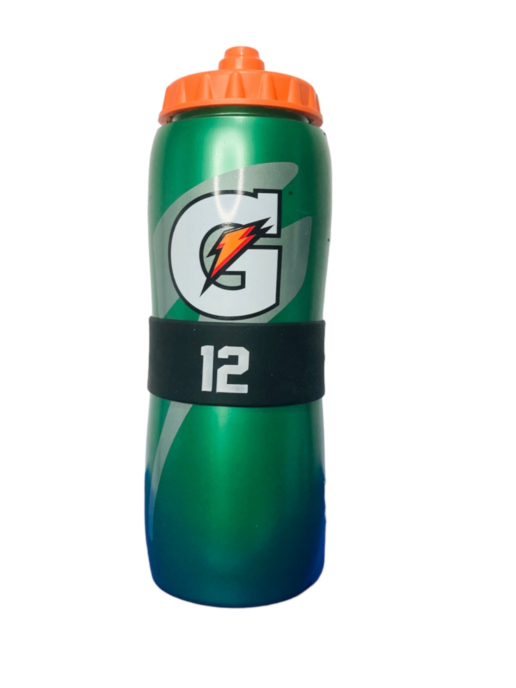 Custom Silicone Bottle Band + 32oz Gatorade Bottle Combo Black