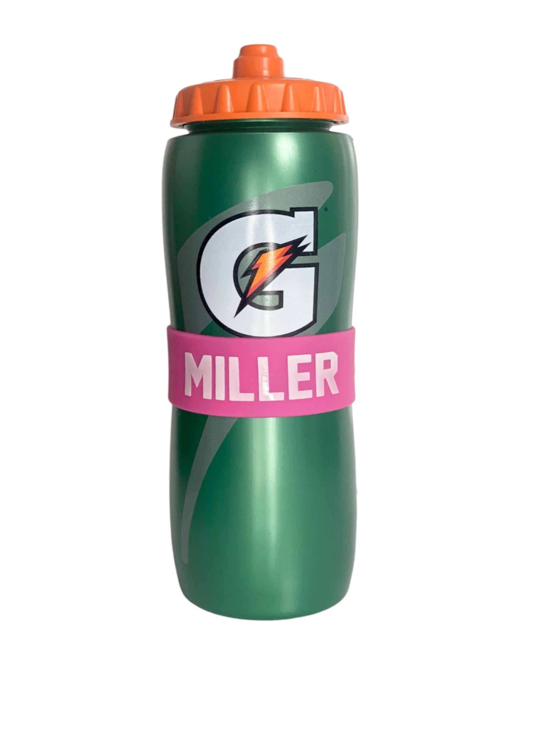 Custom Silicone Bottle Band + 32oz Gatorade Bottle Combo Pink