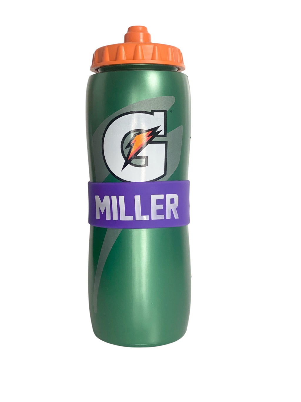 Custom Silicone Bottle Band + 32oz Gatorade Bottle Combo Purple