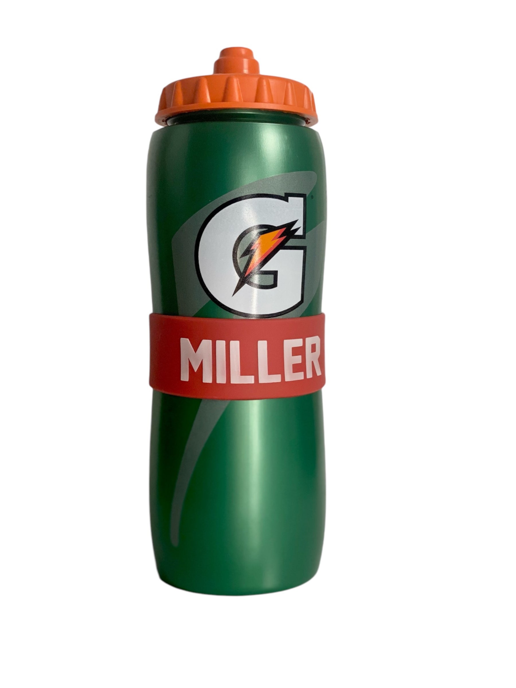 Custom Silicone Bottle Band + 32oz Gatorade Bottle Combo Red